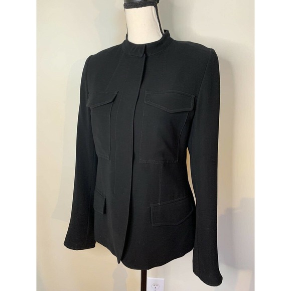 DKNY Donna Karan Blazer Military Style Jacket - Picture 5 of 8